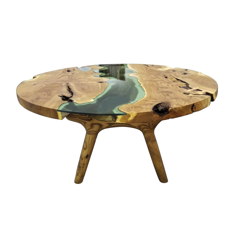 Table basse 4 pieds Elysion, H 17,8 po x L 47,2 po x l 47,2 po