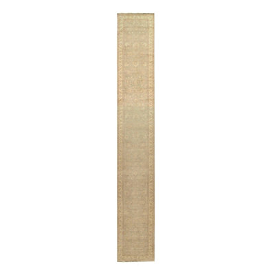 Wool Oriental Area Rug in Gray