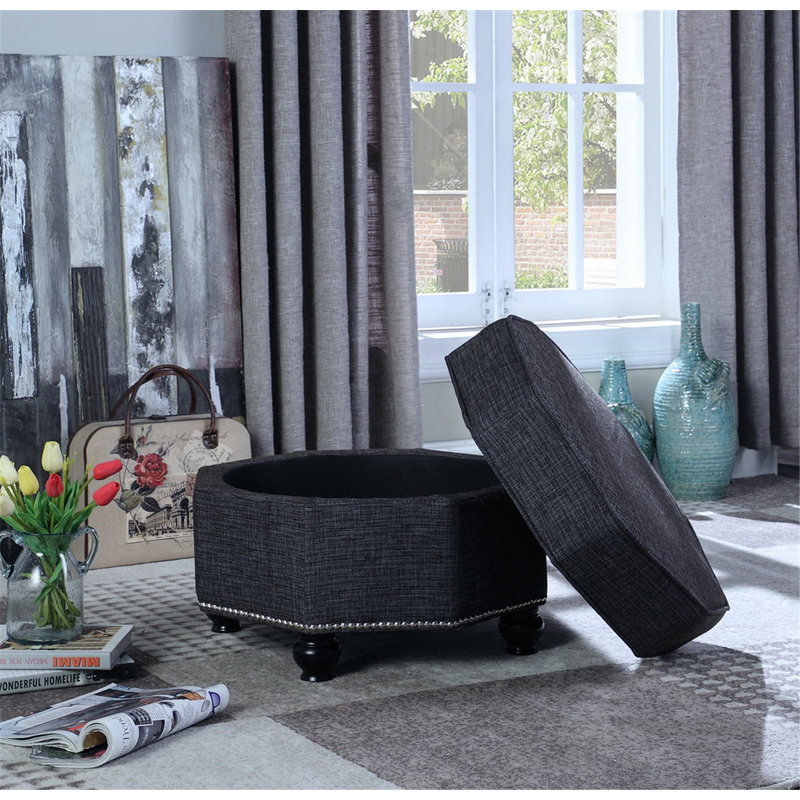 Repose-pieds avec rangement Shavanna