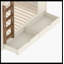 Lit superposé grand sur grand avec tiroirs et tablettes de rangement, lits superposés en bois massif avec crochets, aucun sommier nécessaire, beige et naturel-2008776233