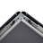 M&T Displays Aluminum 18x18 Inch  Snap Poster Photo Picture Frame - Black