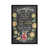 Black Floater Framed