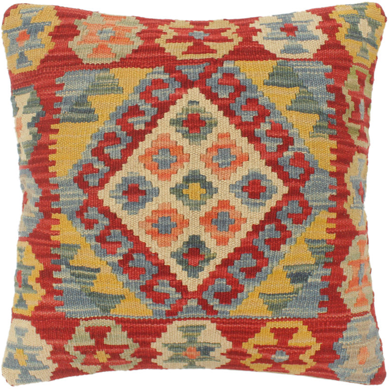 Coussin Kilim tissé à la main Turkish Rugg