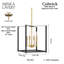 Luminaire suspendu 4 lumières Everly Quinn Paulyne