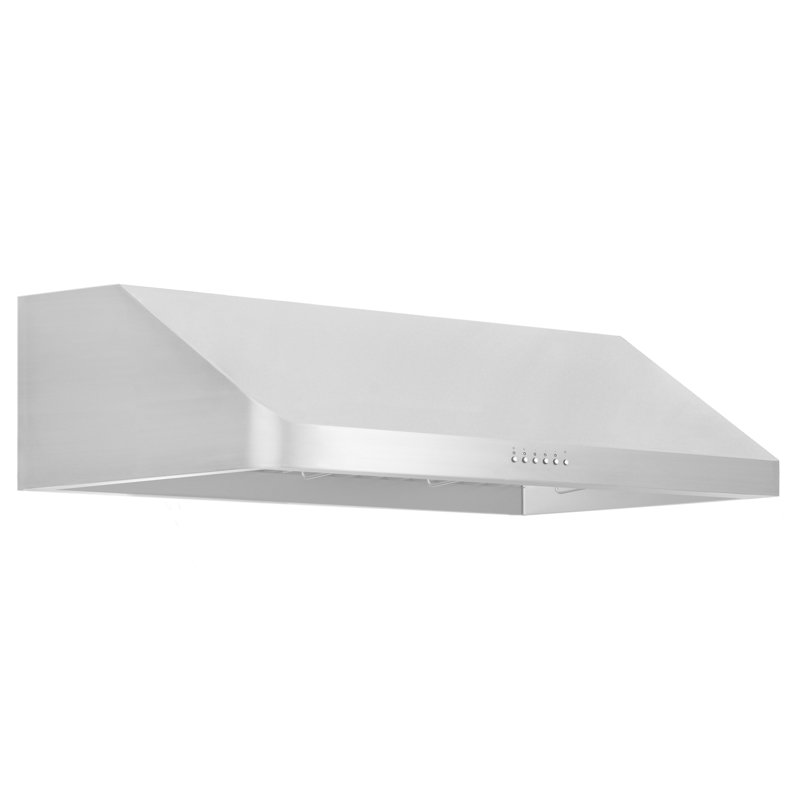 42" 600 CFM Convertible Under Cabinet Range Hood in Brushed Stainless Steel