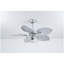 Ventilateur de plafond 42 po, ventilateur de plafond intérieur avec lumière avec télécommande, moteur réversible silencieux, 6 vitesses, 3 pour le salon de patio, la chambre à coucher, le bureau, intérieur - argent-1002036027
