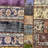 Modern Beige Patchwork Wool Rug, 1.5 x 3.4 Ft Area Rug