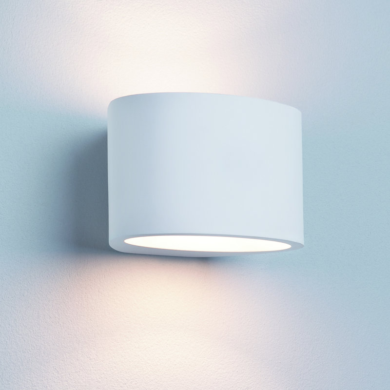 Bain Ceramic Flush Mounted Sconce