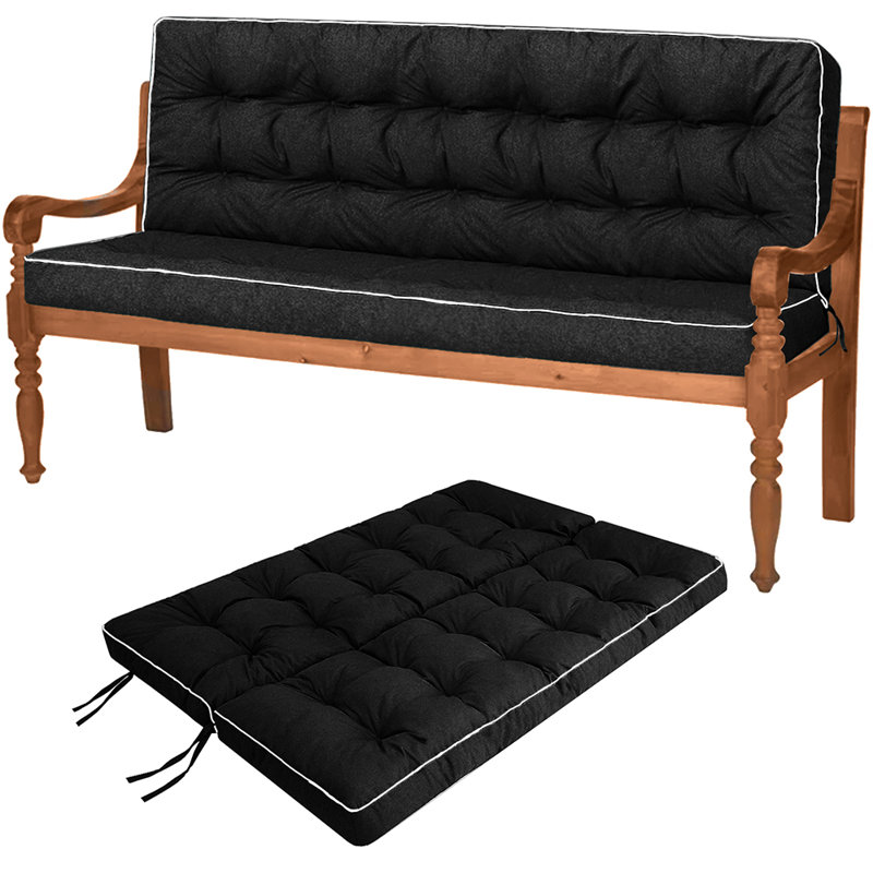Bench Cushions, Black