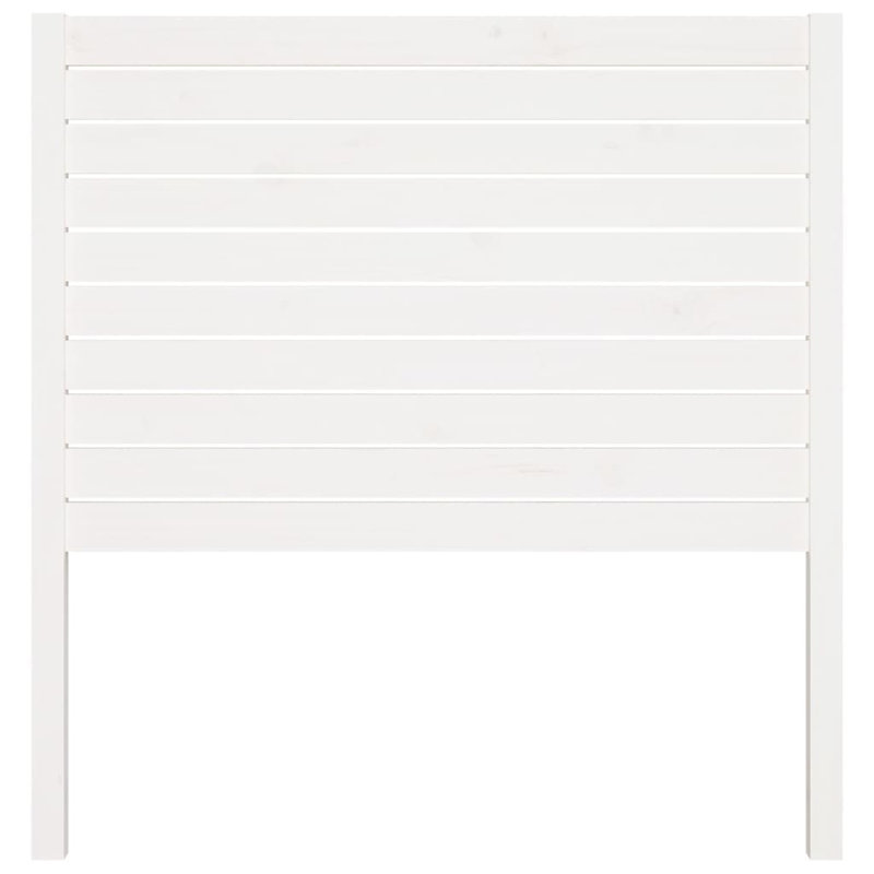 Jamael Solid Wood Headboard, White, 81 x 100 cm