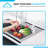 KBFmore 19 Inch Heatproof Stainless Steel Roll Up Dish Drying Rack, Collapsible and Silicone Wrapped-102053031