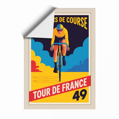 Tour de France 1949 Vintage - Framed Print