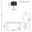 Luminaire suspendu 4 lumières Secret Agent-650776428-650776429