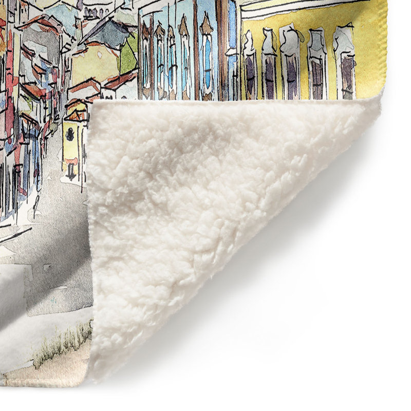 Couverture brésil bahia , 68 po x 80 po