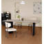 Table de salle à manger rectangulaire en pierre frittée de style simple-1902887522