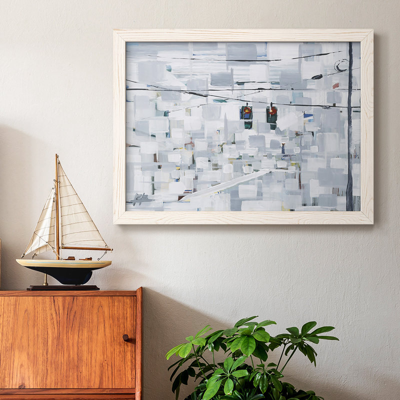 Stop on White - Reproduction de photo sur toile simple, Blanc, H 14 po x l 20 po x P 1,5 po