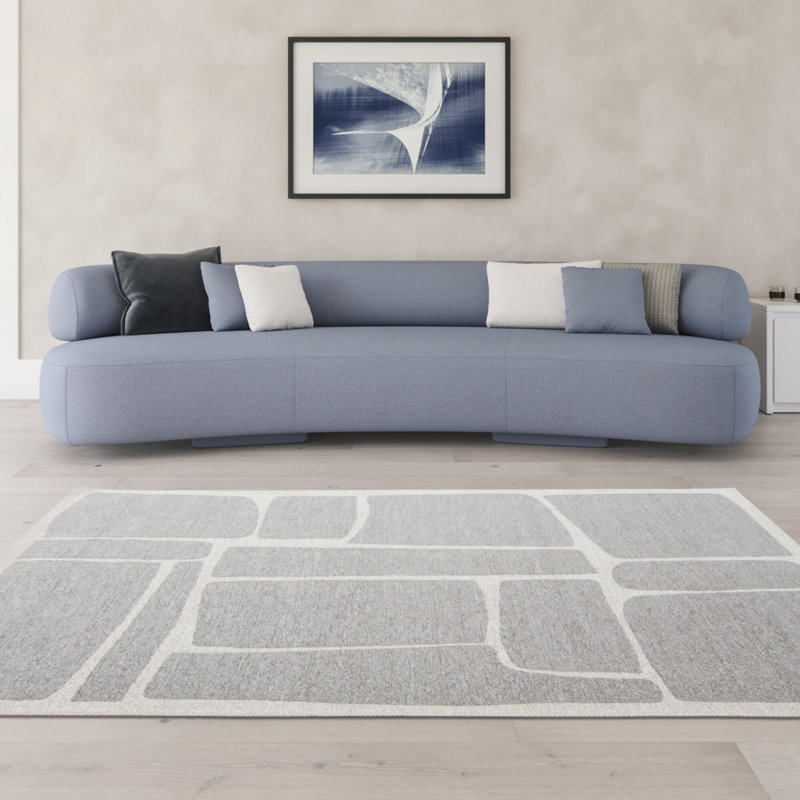 100% recycled polyester chenille rug with an artisan look