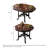 37.40"Solid Wood Extendable Octagonal Shaped Dining Table for Home Use