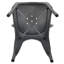 Chaise d'appoint empilable en métal Lily-1653966827