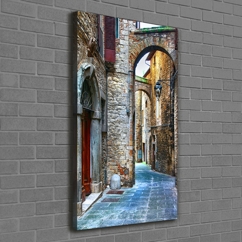 Italian Streets - Wrapped Canvas Print
