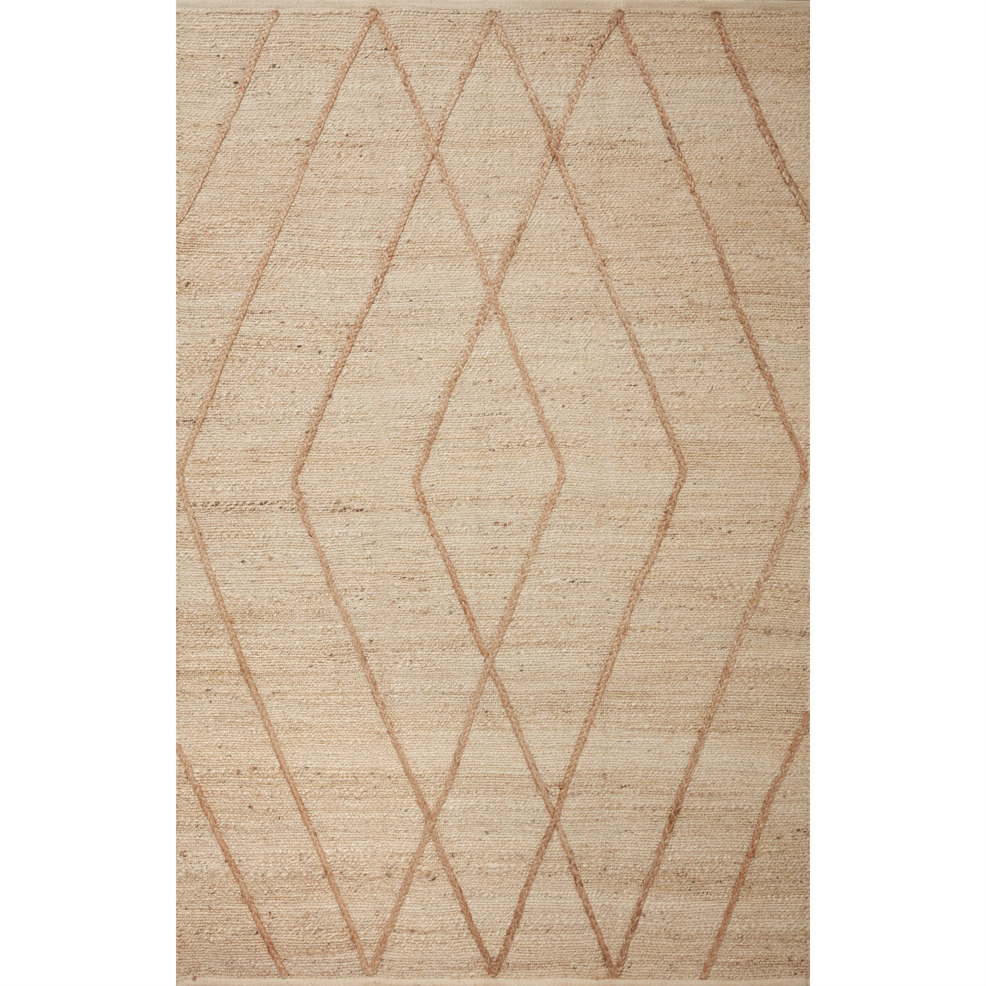 Albemarie Handmade Jute / Sisal Tan Rug, Rectangle 2' x 5'