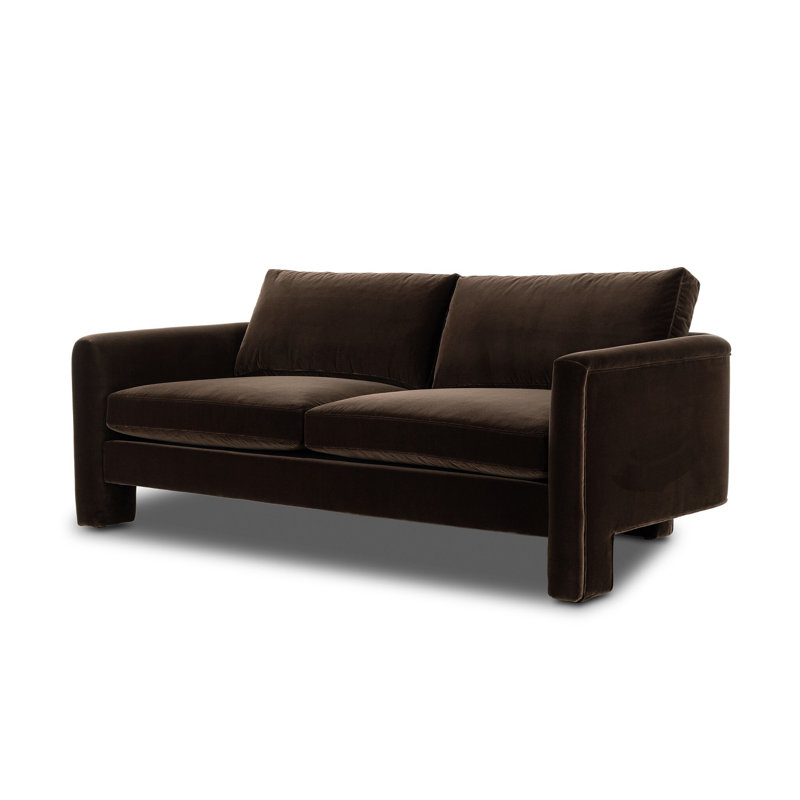 Katya Sofa, Surrey Cocoa, 33" W x 96.5" W x 39.75" D