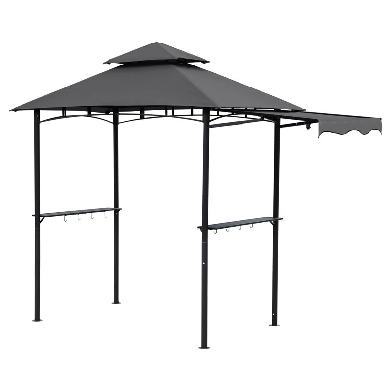 Asukulu 2m x 1.5m Metal BBQ Gazebo