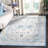 Aurich Light Gray/Blue Oriental Rug-1072893828