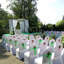 Housses de chaise de mariage blanches extensibles