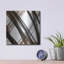  «Cross Ways 3» par Alonzo Saunders, art mural en métal, 12 po x 12 po-1773750775