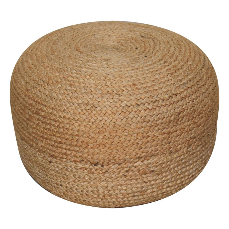 48cm Wide Round Pouffe Ottoman