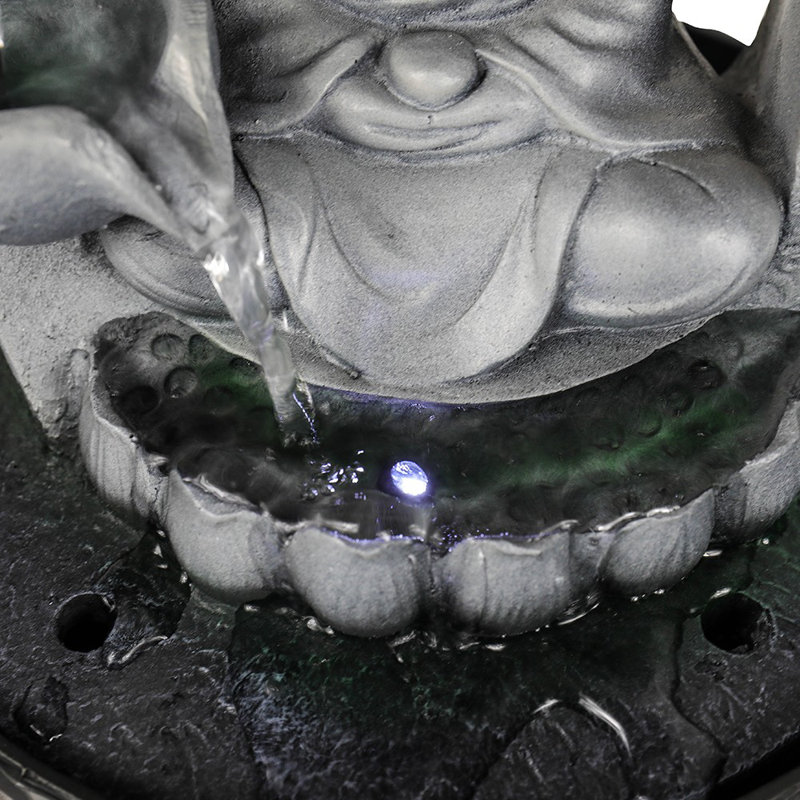 Weather Resistant Cascade Fountain with Light