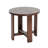 Elysa Elegant Acacia Trestle Round End Table-270327428