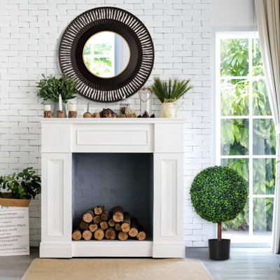 23.5'' Faux Boxwood Topiary in Pot