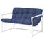 Garden Lounge Set with Table 4 Seater GARDA Metal Green-1319109501