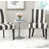 Rayure blanche / gris anthracite est en rupture de stock