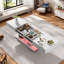 Table basse extensible avec plusieurs compartiments de rangement, bande à DEL de 16 couleurs et base robuste-1753191207