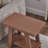 Contemporary Shelf Side Table in Red