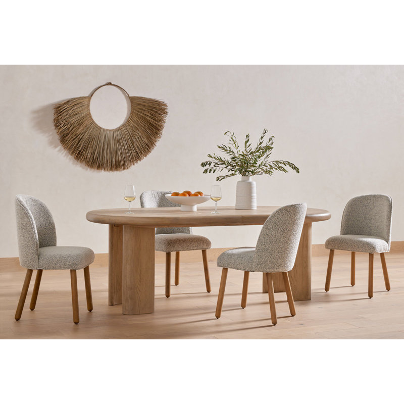 Jaylen Oval Dining Table, Yucca Oak/Yucca Oak Solid