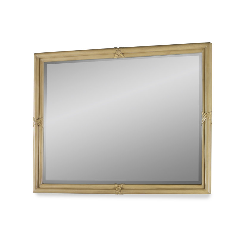 Caribe Flat Rattan Wall Mirror