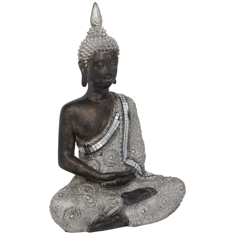 Thai Sitting Meditating Buddha 7.6-Inch / 19.5cm