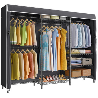 VIPEK V5C Plus Heavy Duty Coverd Clothes Rack, Clothing Rack with Cover