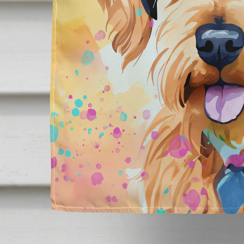 Drapeau de la maison Hippie Dawg, Terrier brun
