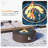 Elanie 40.5-Inch Round Iron Propane Outdoor Fire Pit Table with Tank Cover, Lid, Rain Cover and Wind Guard-1458339605