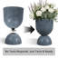 Pot à fleurs en forme de gobelet de 18,3 po de hauteur-2113497322