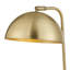 Byronne Small Brass Desk Table Lamp With Adjustable Dom Shade - Simple Silhouette Style