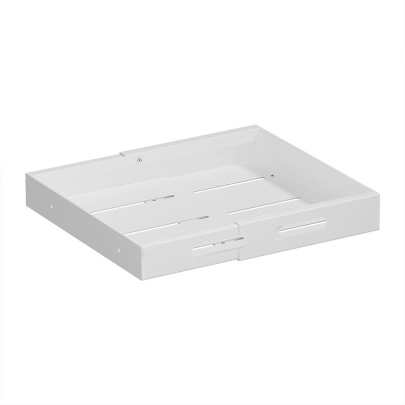 Kitchen Telescopic Drawer, Extendable Drawer For Cabinet, Carbon Steel Kitchen Storage Shelf Basket Drawer, Slide Out Organiser For Cupboard Home Office Cabinet