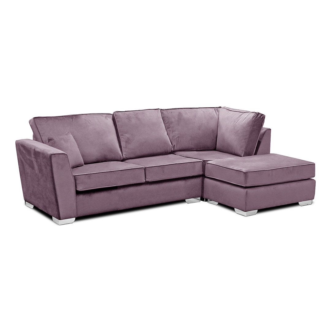 Quade 4 Seater Velvet Corner Sofa
