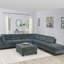 Mobilier de salon chenille en tissu OTTOMAN