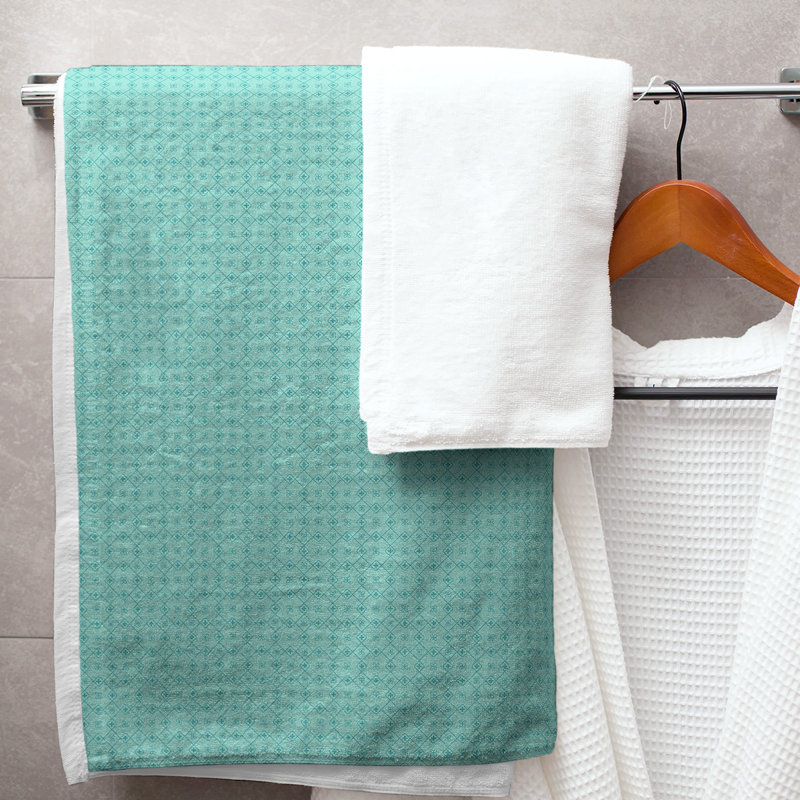 Katelyn Elizabeth Cotton Blend Bath Towel, Teal
